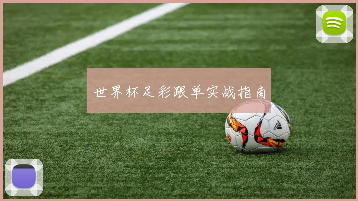 世界杯足彩跟单实战指南